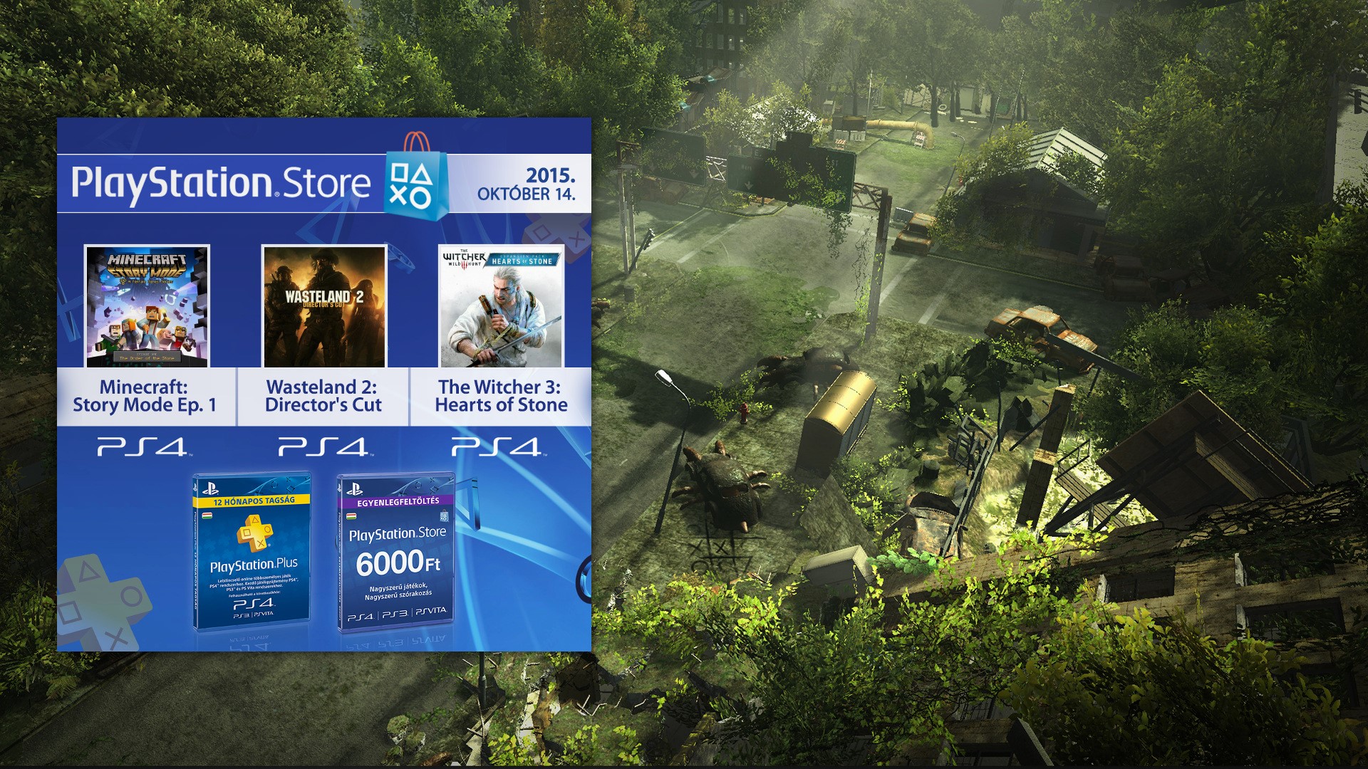 PS Store frissítés (2015-10-13)