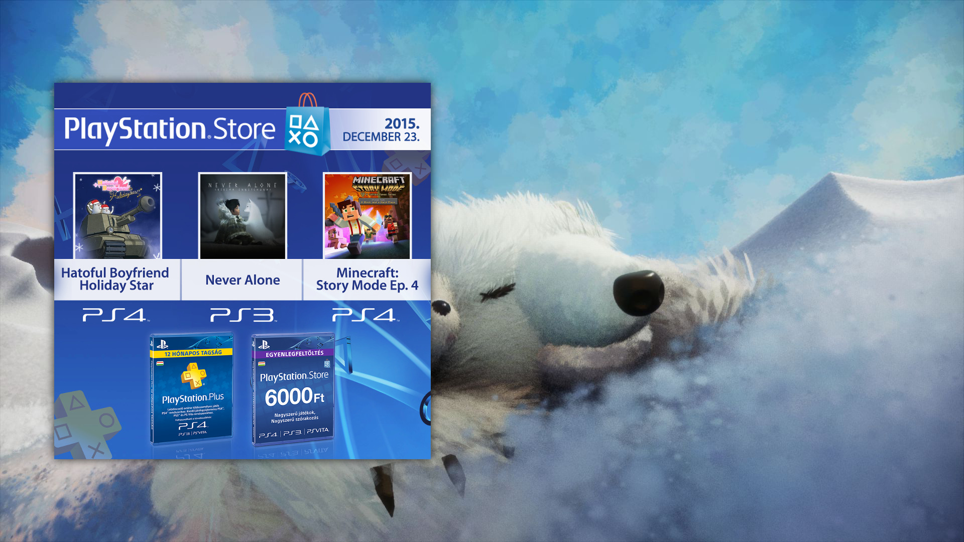 PS Store frissítés (2015-12-22)