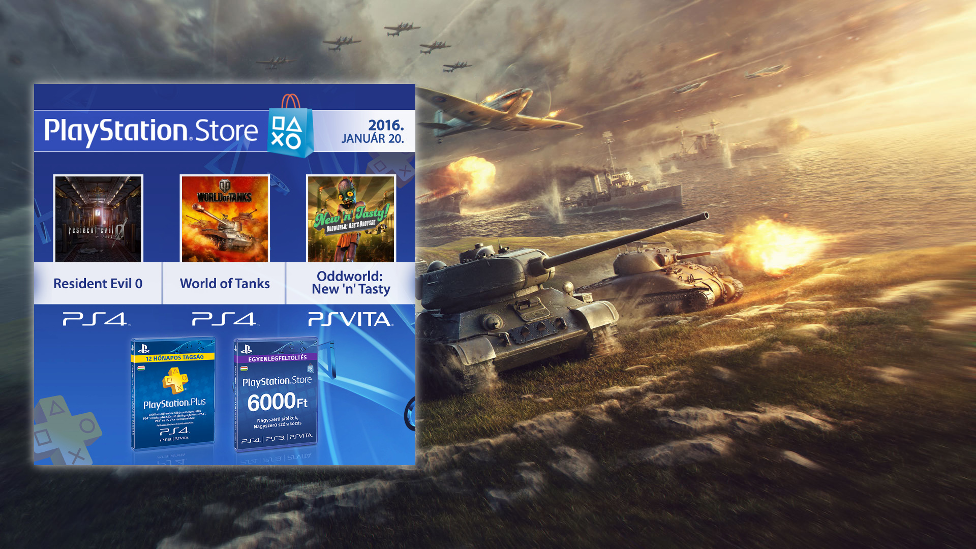 PS Store frissítés (2016-01-19)