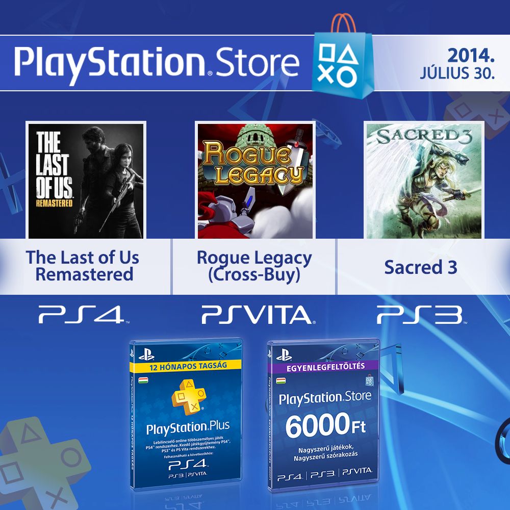 PS Store frissítés (2014-07-31)