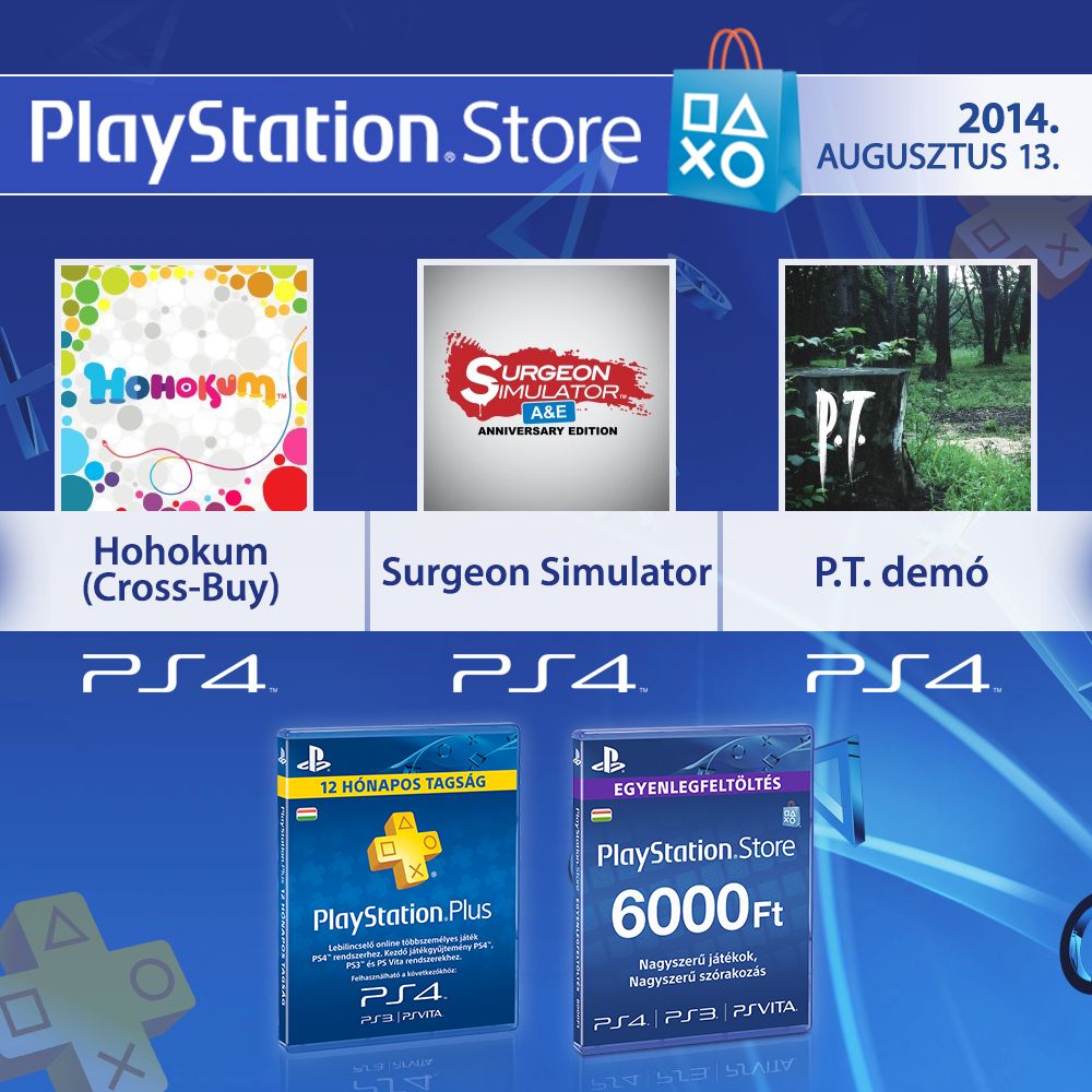 PS Store frissítés (2014-08-15)