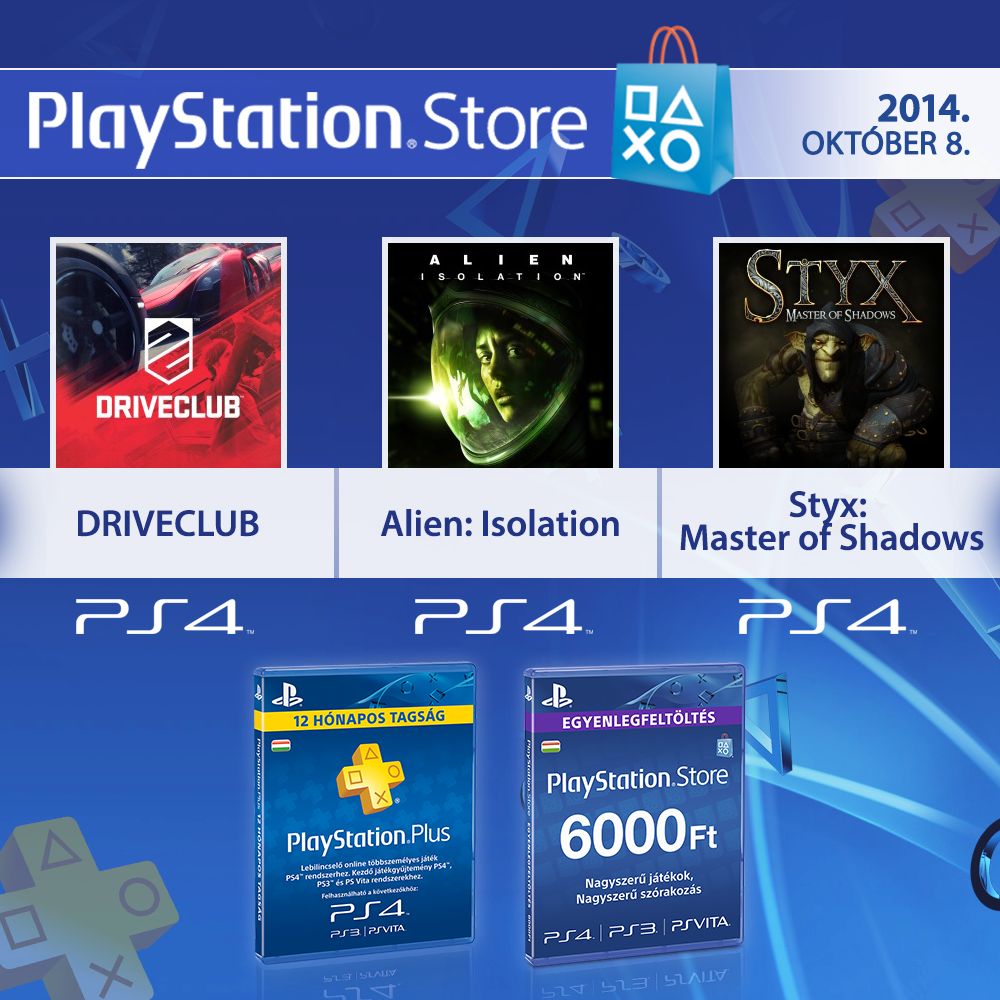 PS Store frissítés (2014-10-09)