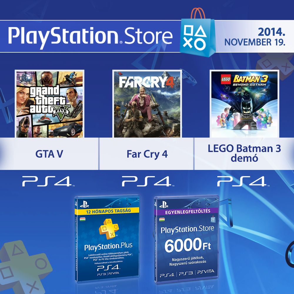 PS Store frissítés (2014-11-22)