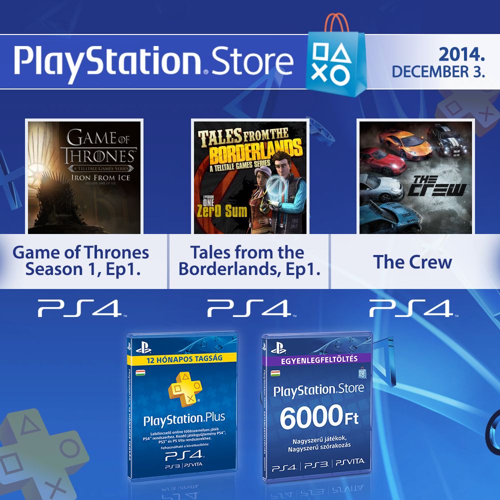 PS Store frissítés (2014-12-04)