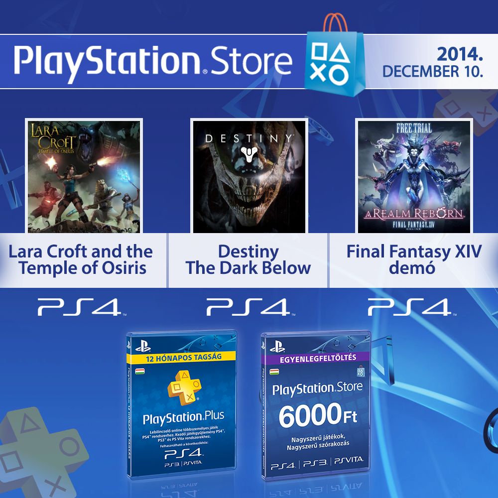 PS Store frissítés (2014-12-12)