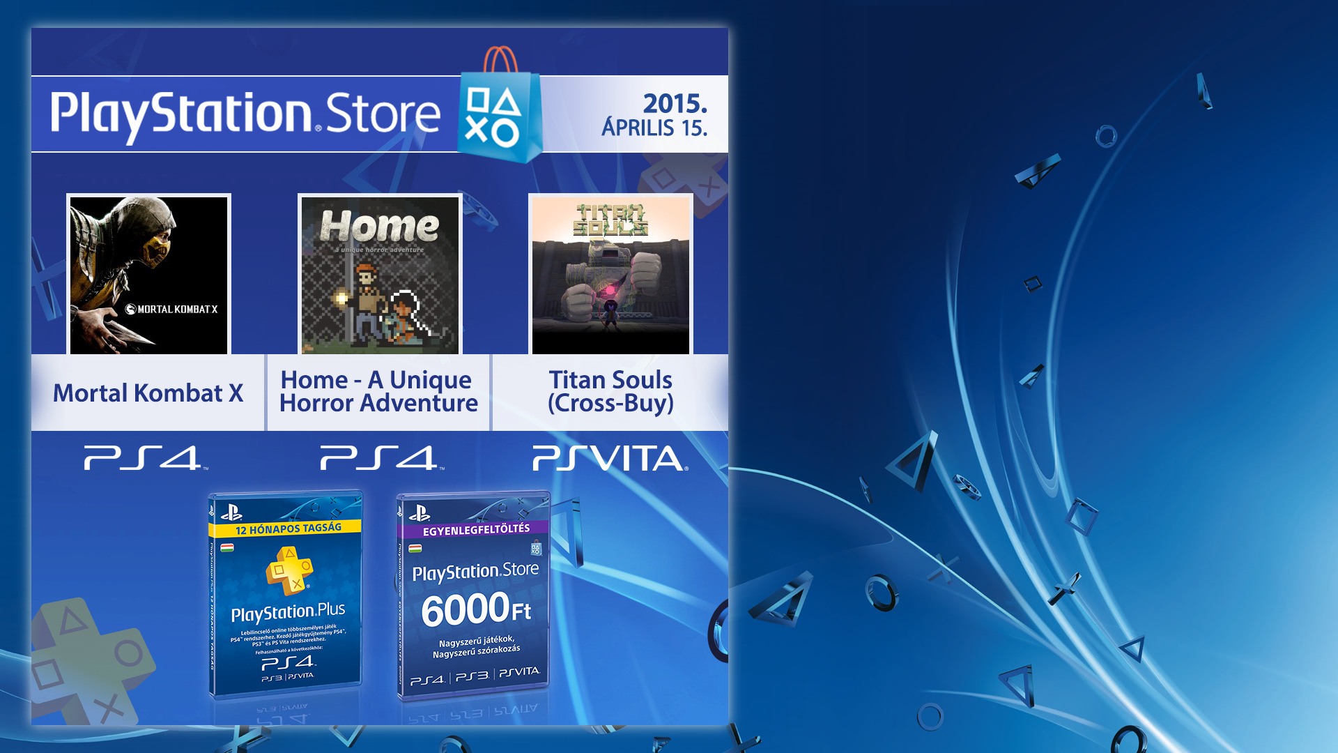 PS Store frissítés (2015-04-15)