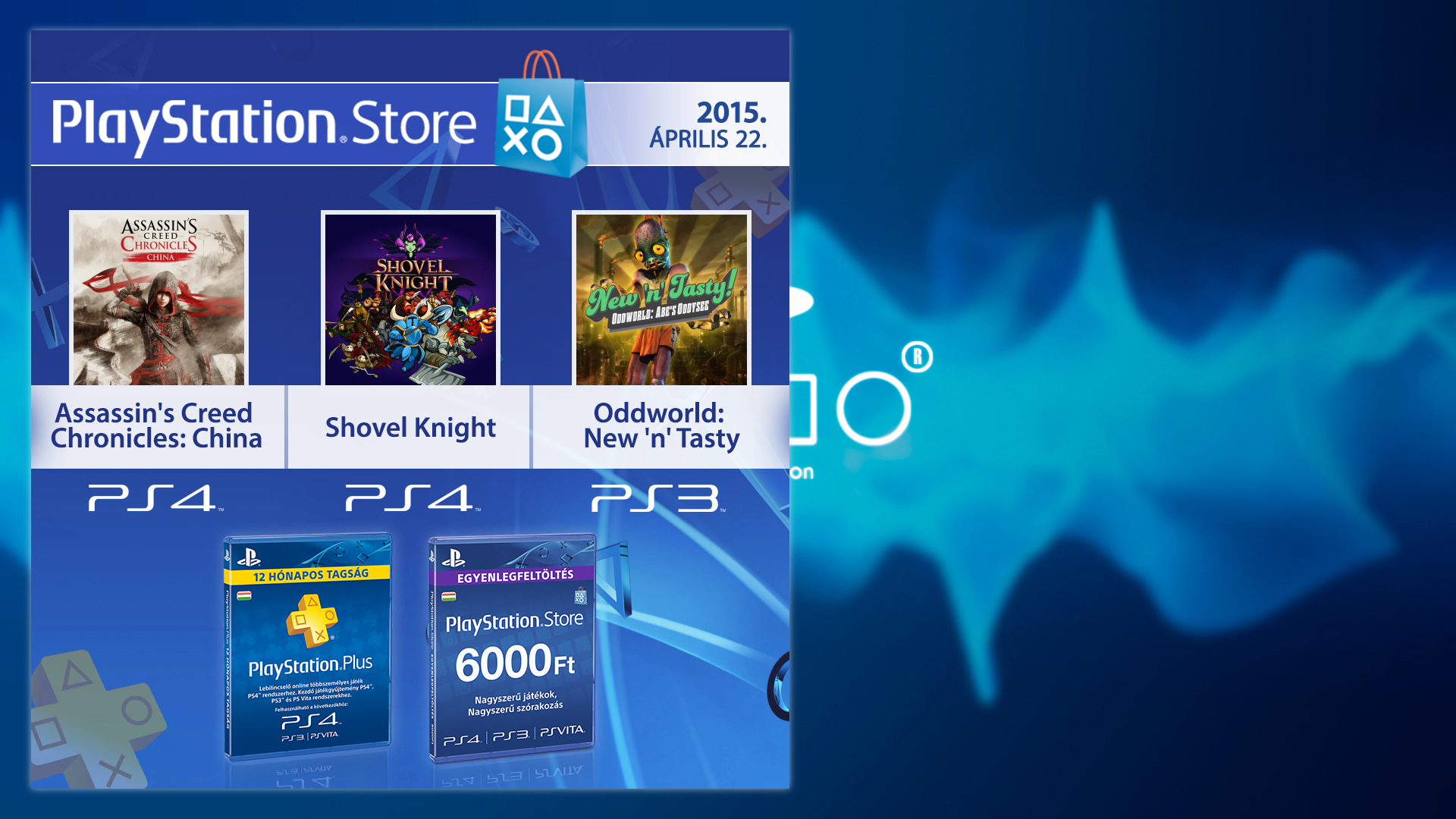 PS Store frissítés (2015-04-22)