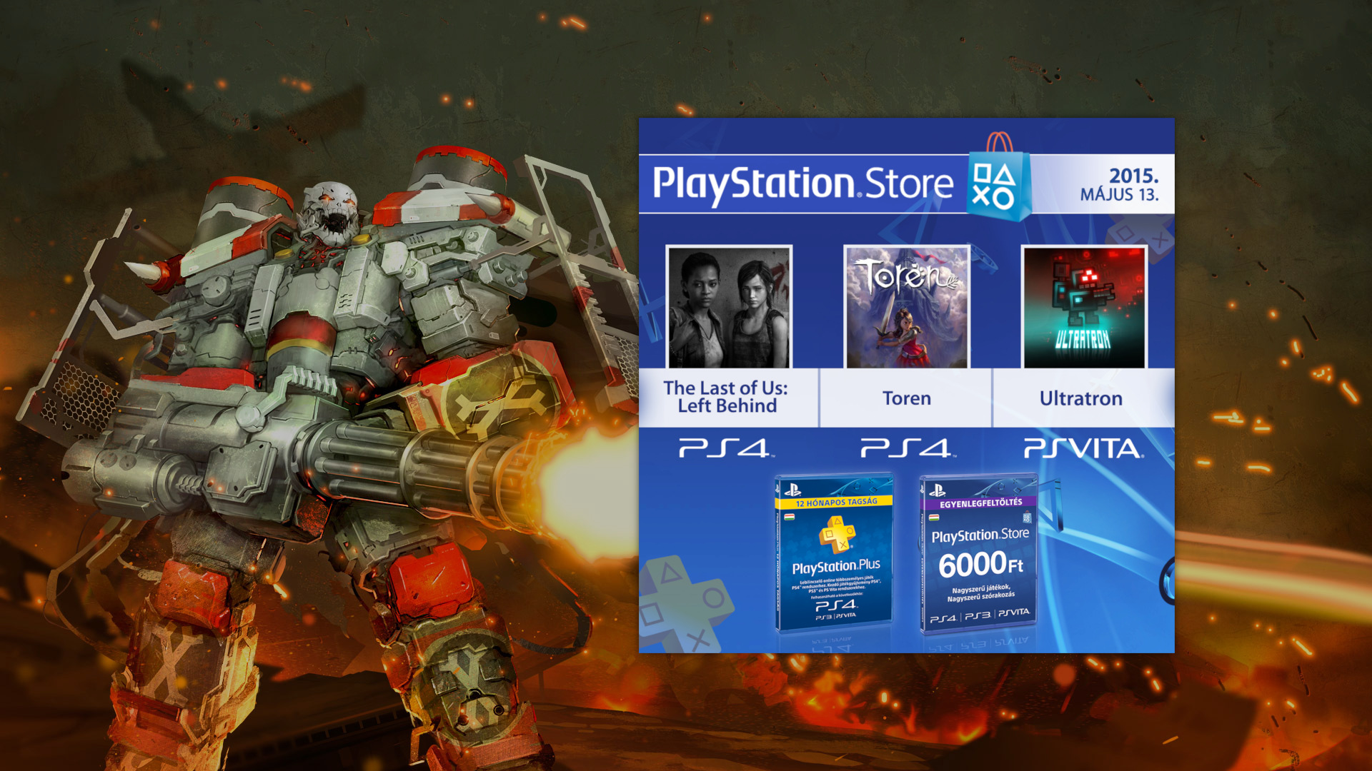 PS Store frissítés (2015-05-13)