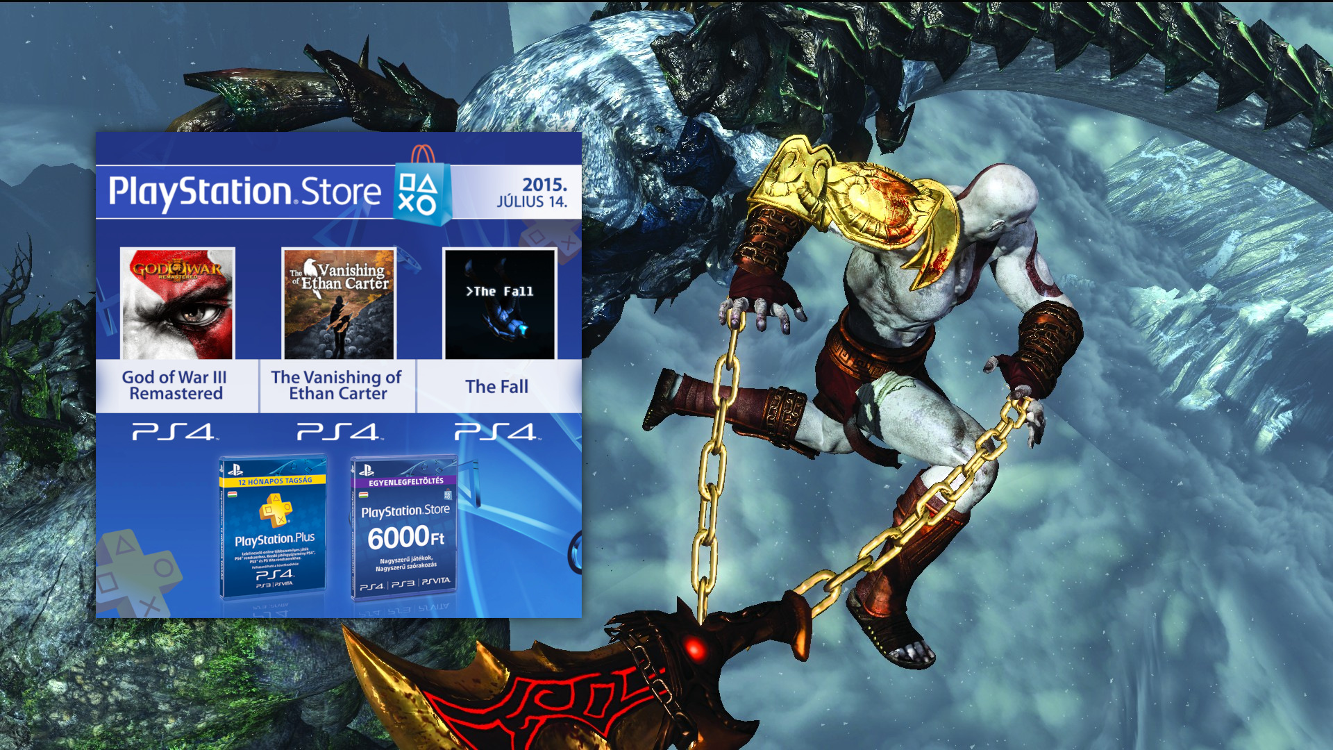 PS Store frissítés (2015-07-14)