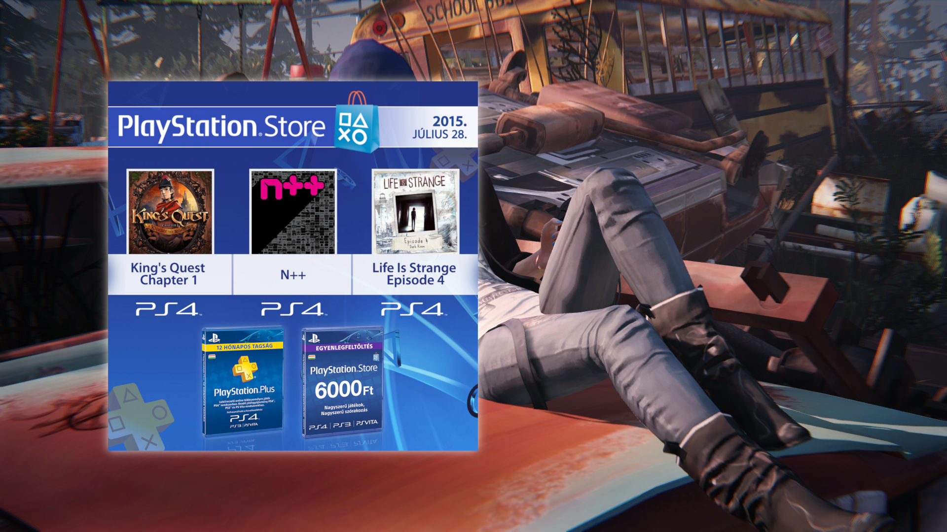 PS Store frissítés (2015-07-28)