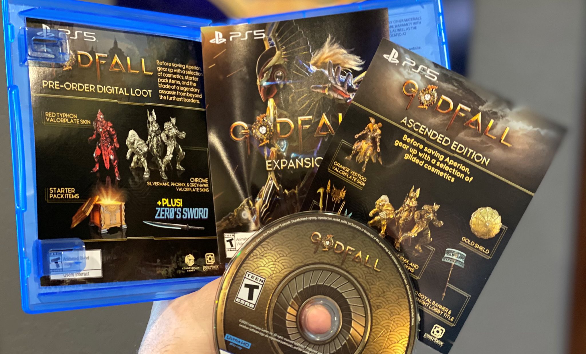 Randy Pitchford megmutatta, hogy miként néz ki a Godfall PS5-ös dobozos példánya