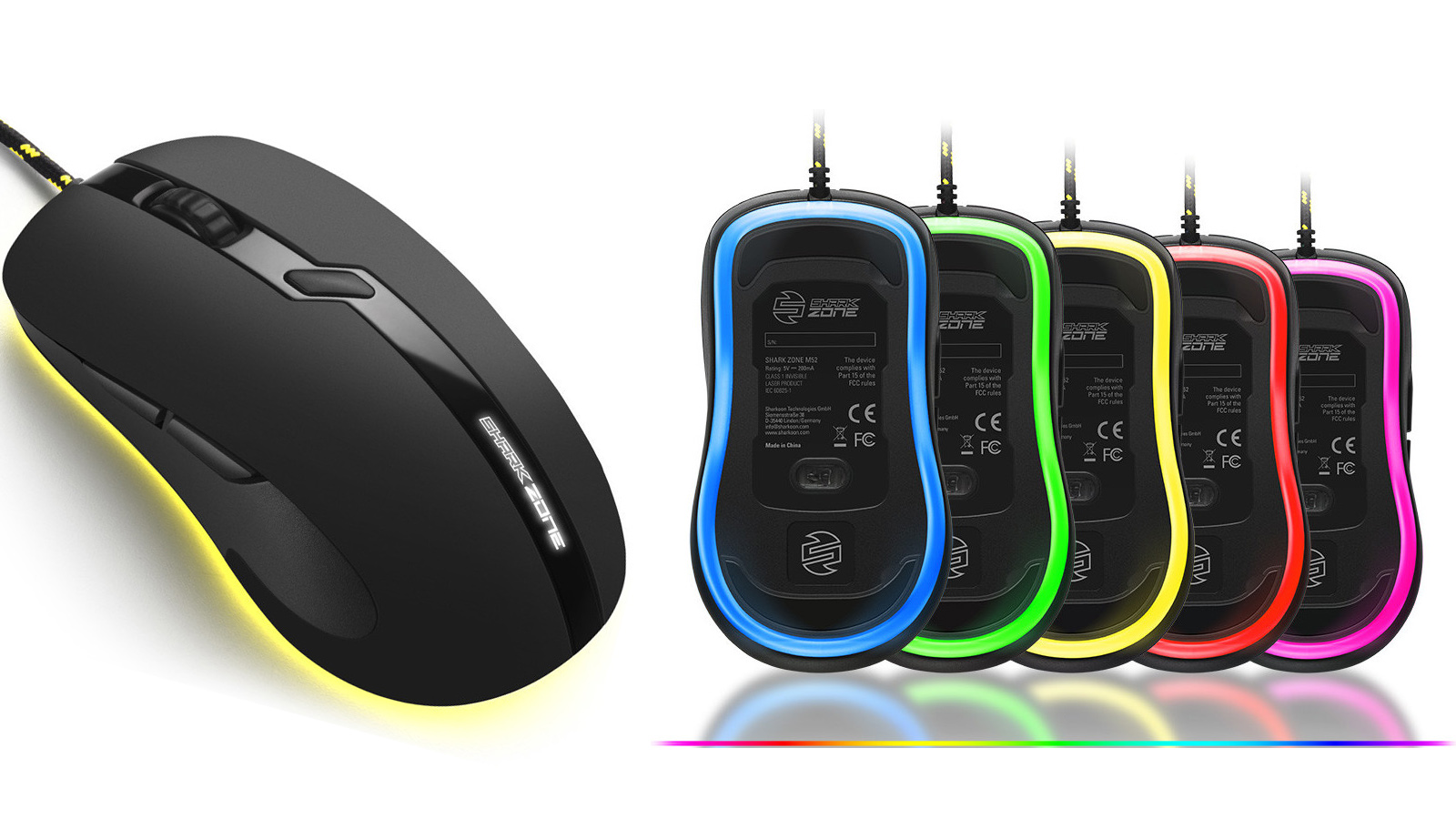 RGB világítással érkezik a Sharkoon új egere