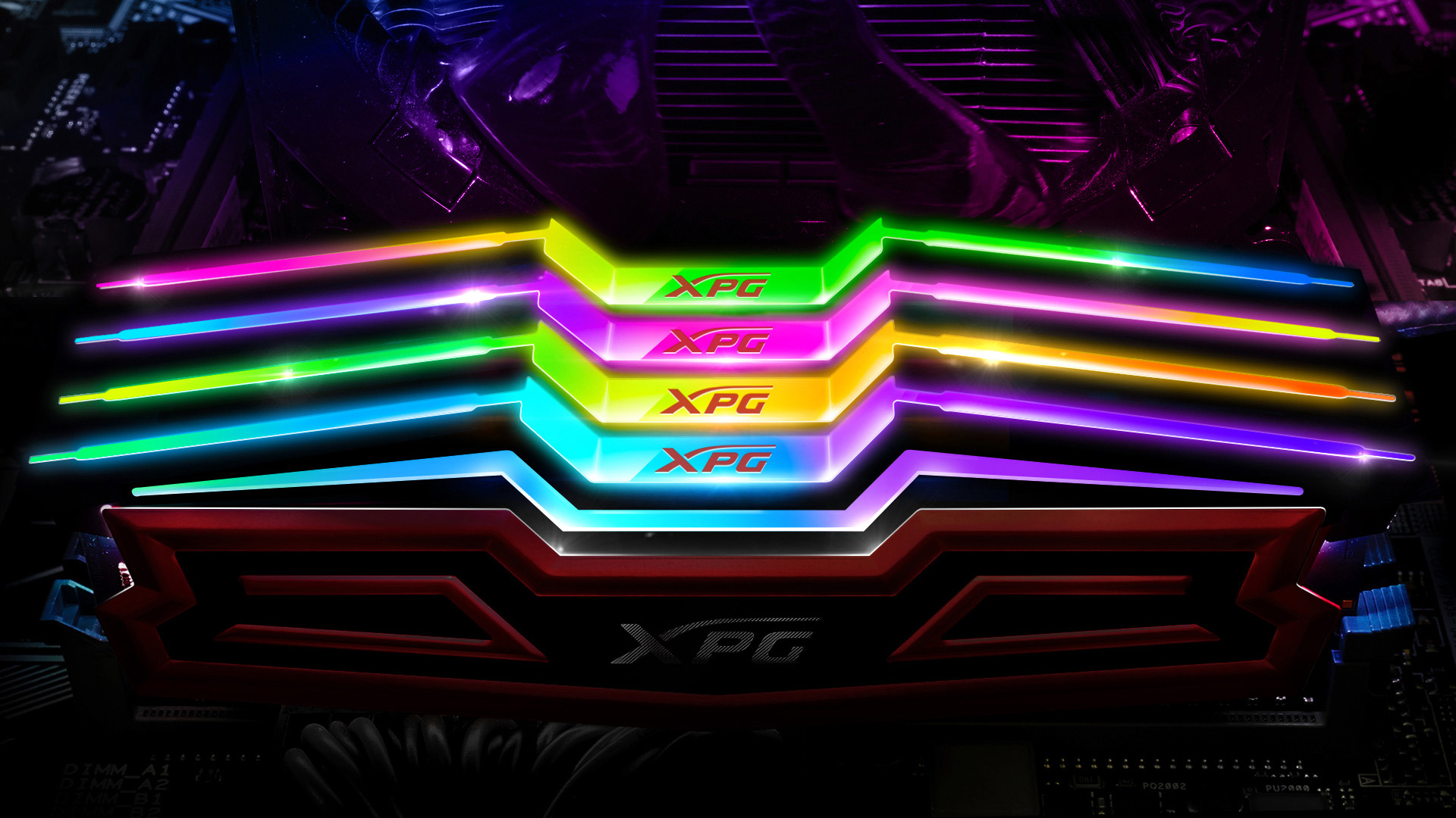 RGB-s memóriákat mutatott be az ADATA