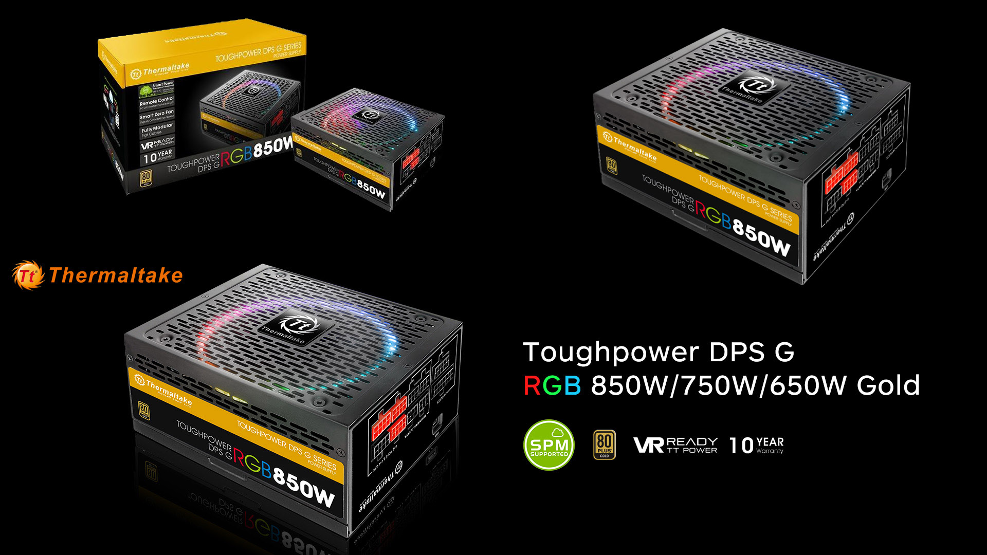 RGB-s tápegységekkel bővít a Thermaltake