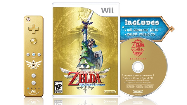 Speciális SkyWard Sword bundle megjelenése várható aranyszínű Wiimote Plus kontrollerrel
