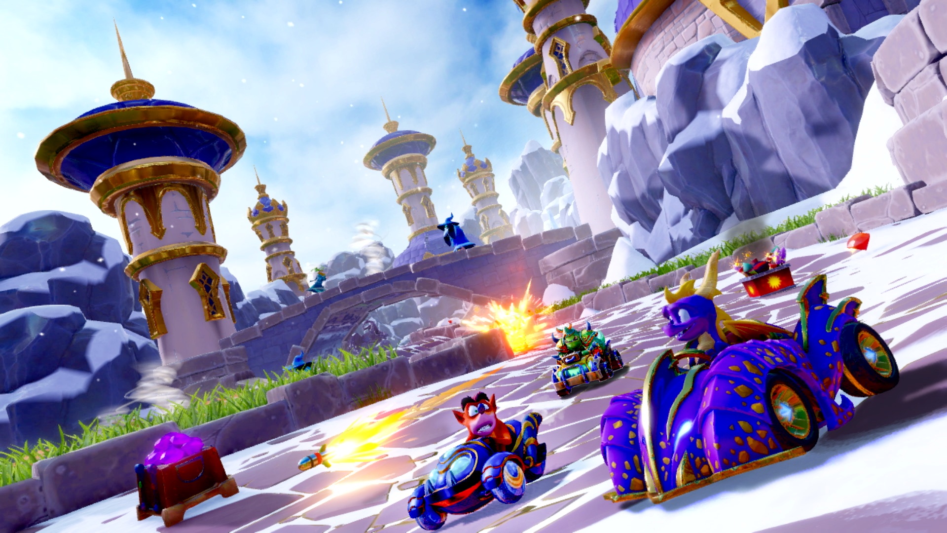 Spyro the Dragon tartalmakkal bővül holnap a Crash Team Racing: Nitro Fueled