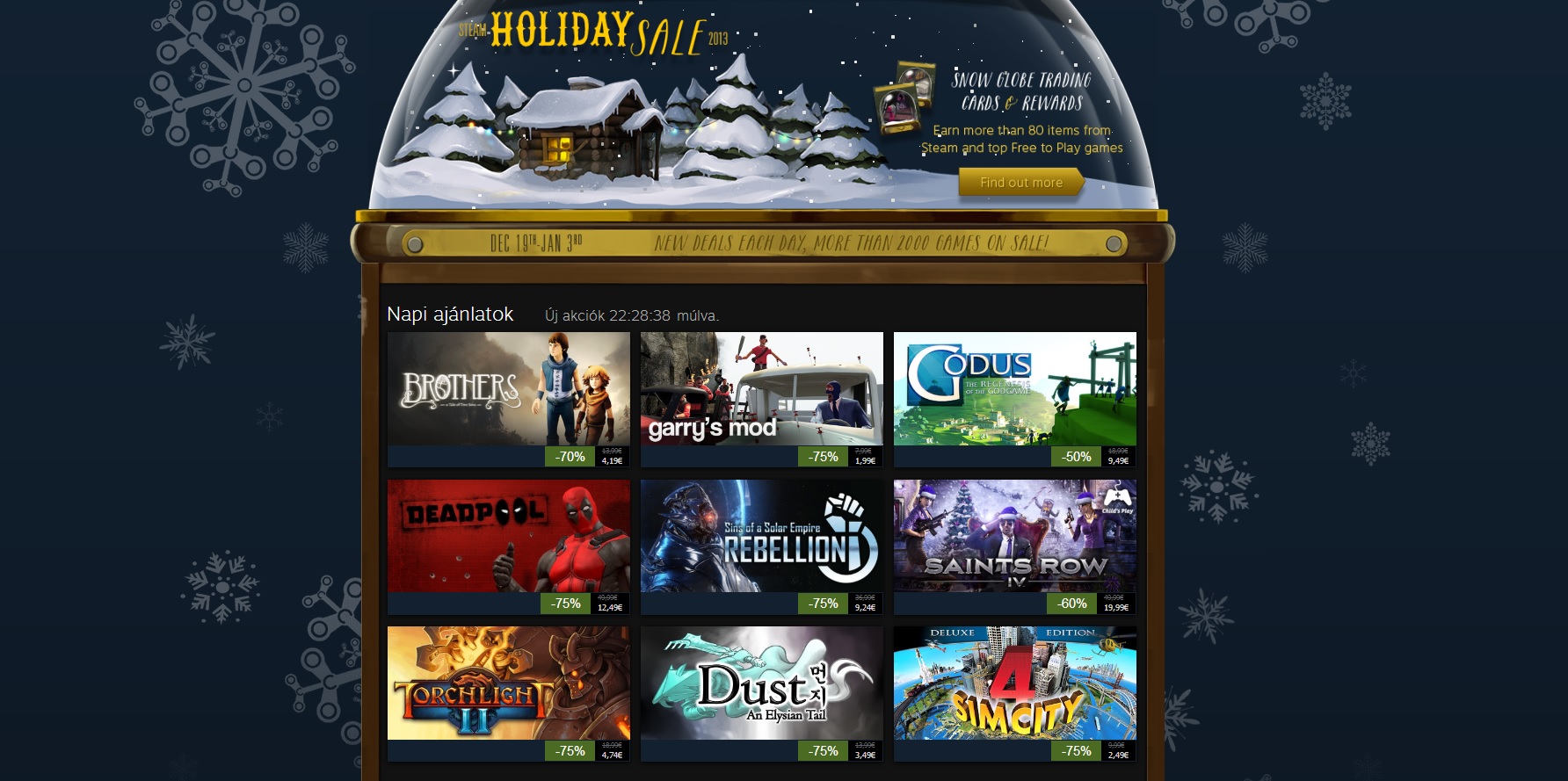 Steam Holiday Sale: a tizedik nap akciói