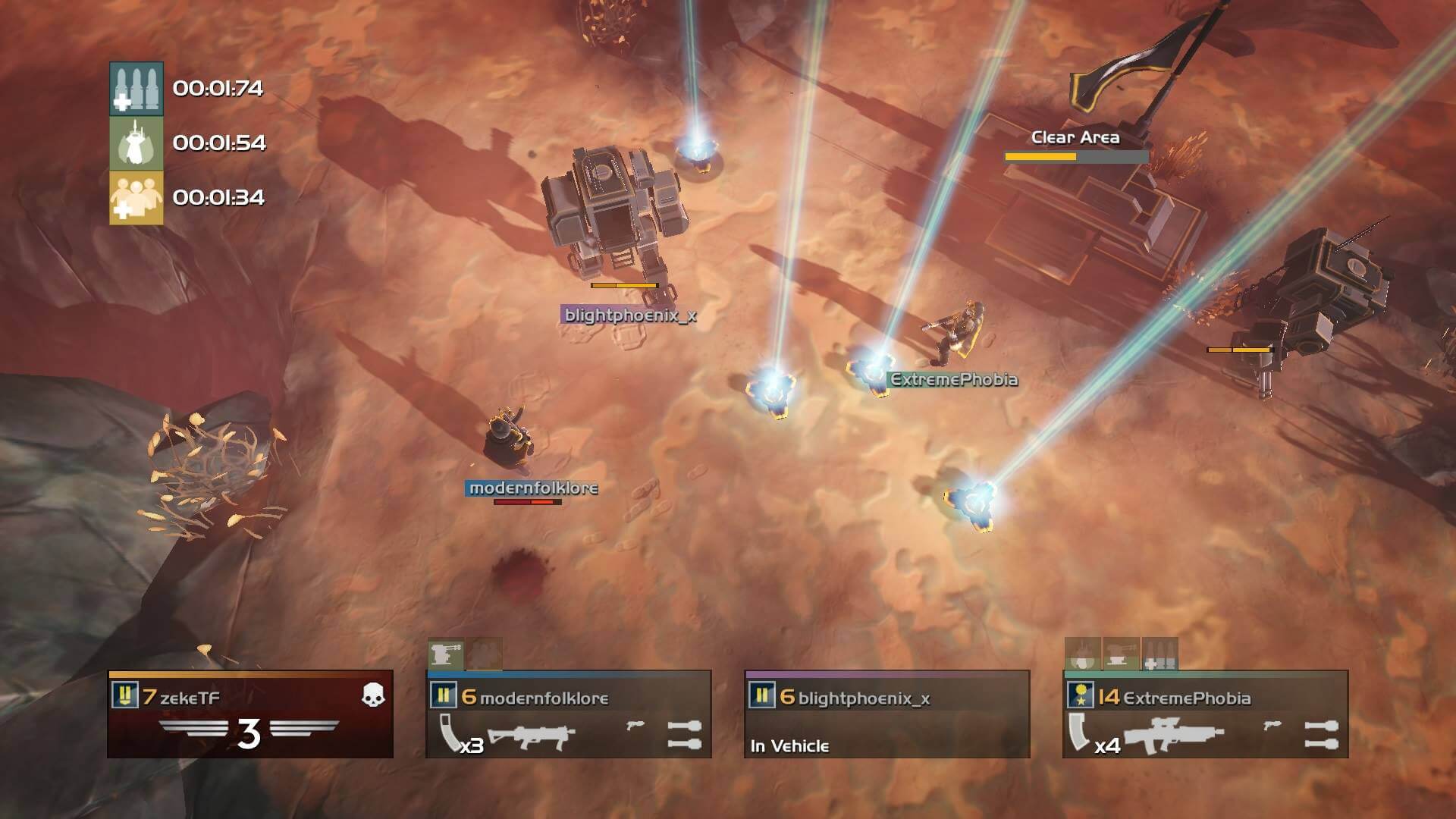 Steam-re tart a Helldivers