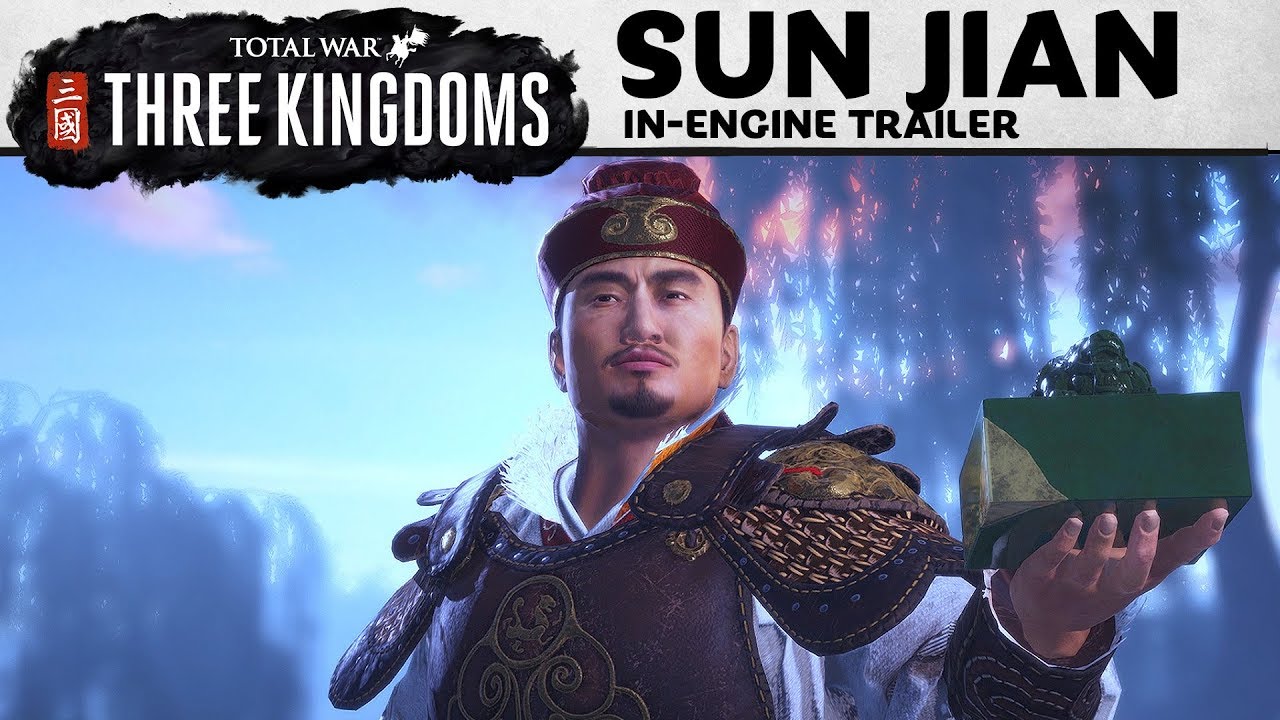 Sun Jian és a kampánytérkép a legfrissebb Total War: Three Kingdoms trailer főszereplői