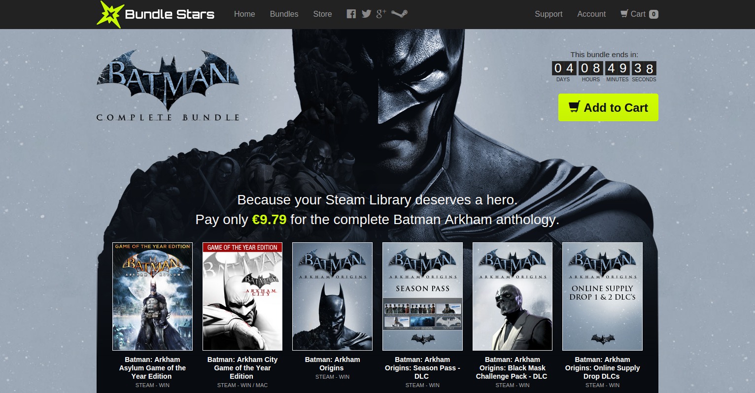 Szerezd meg az összes Batman: Arkham játékot összesen 3 ezerért!