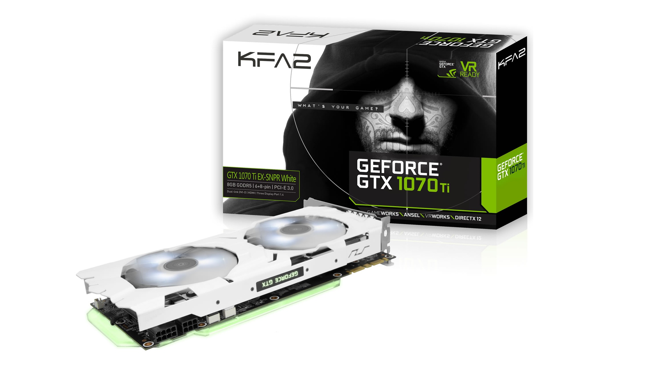 Szexi fehér színben is jön a GeForce GTX 1070 Ti