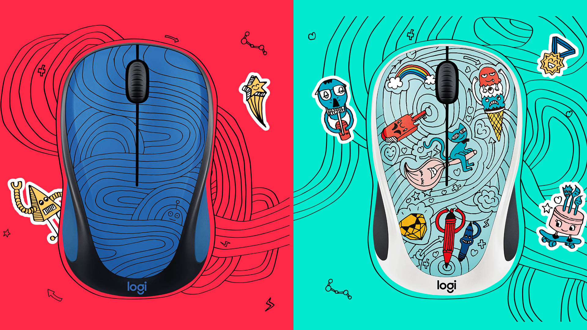 Színes egerekkel bővít a Logitech