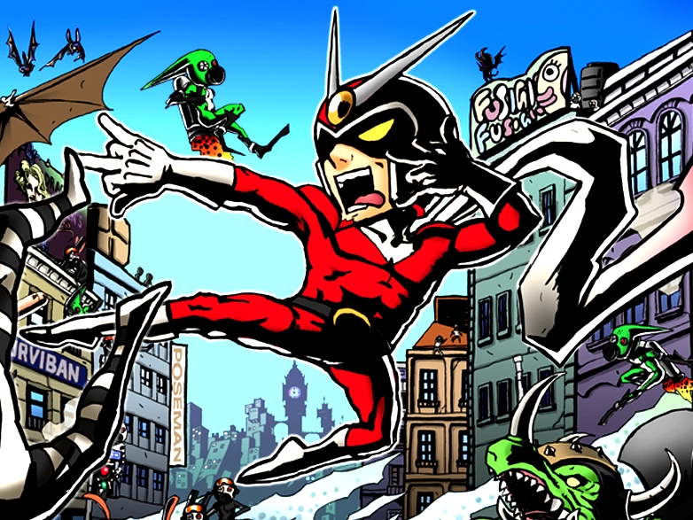 Tatsunoko Vs Capcom: Cross Generation of Heroes: Viewtiful Joe pofonjai