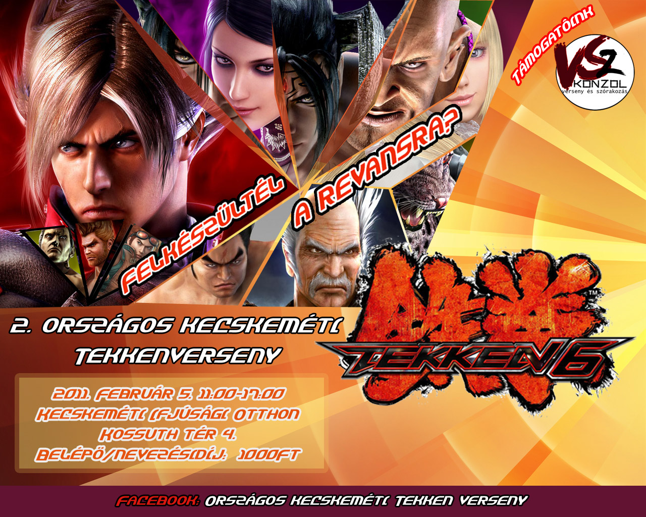 Tekken verseny idén is – február 5.-én!