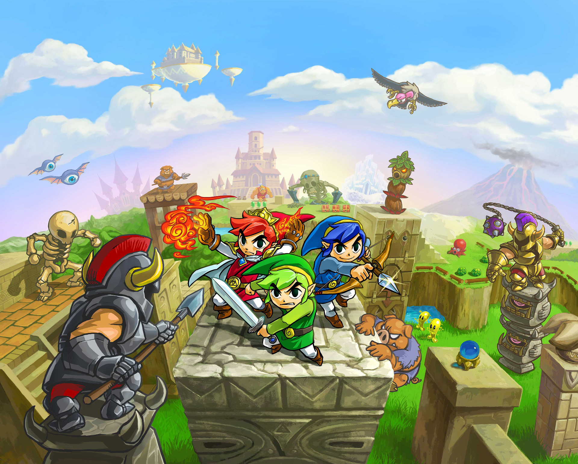 The Legend of Zelda: Tri Force Heroes – Trailer-en az öltözetek