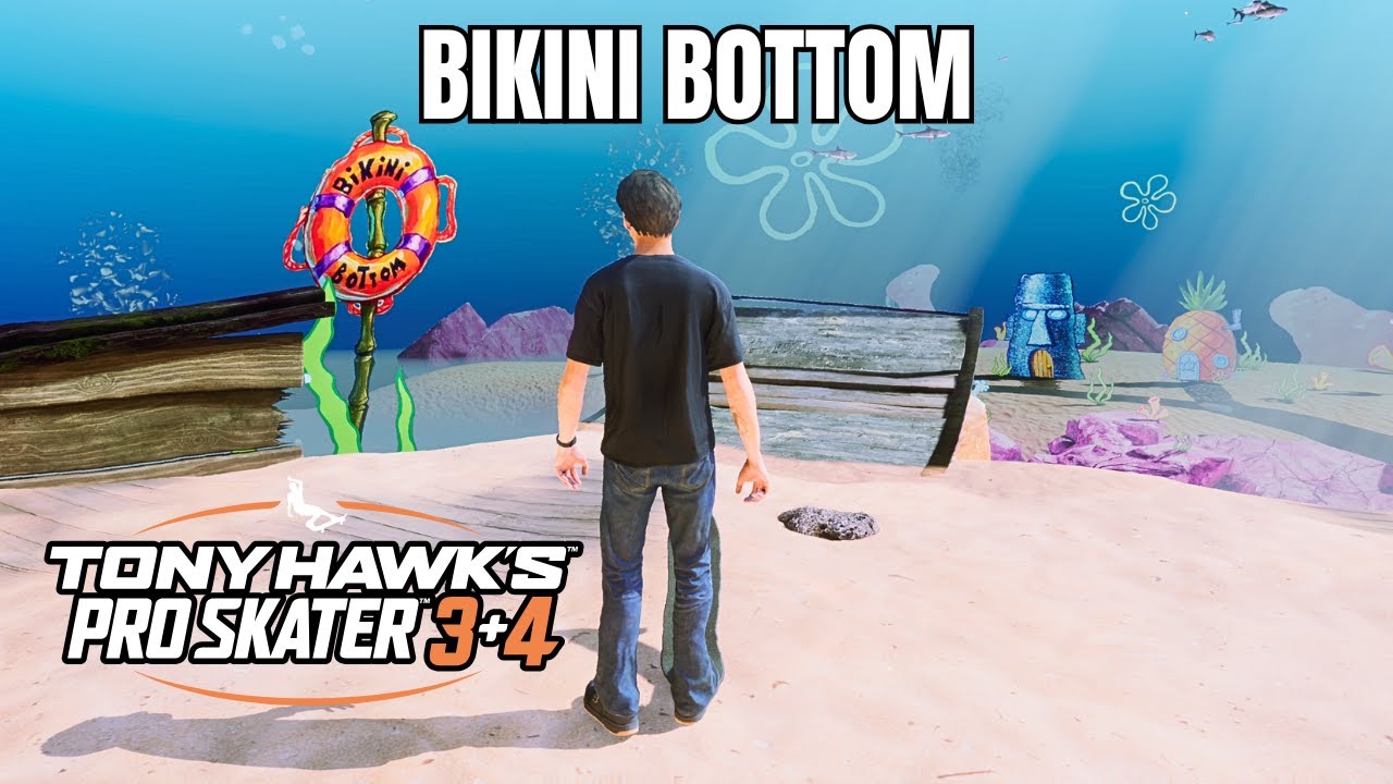 Titkos SpongyaBob pályát találtak a Tony Hawks Pro Skater 3+4-ben
