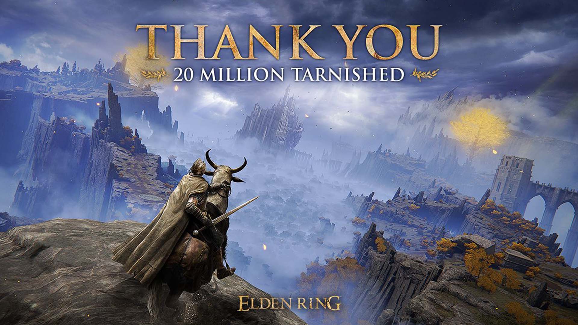 Több mint 20 millió példányt adtak el eddig világszerte az Elden Ring-ből
