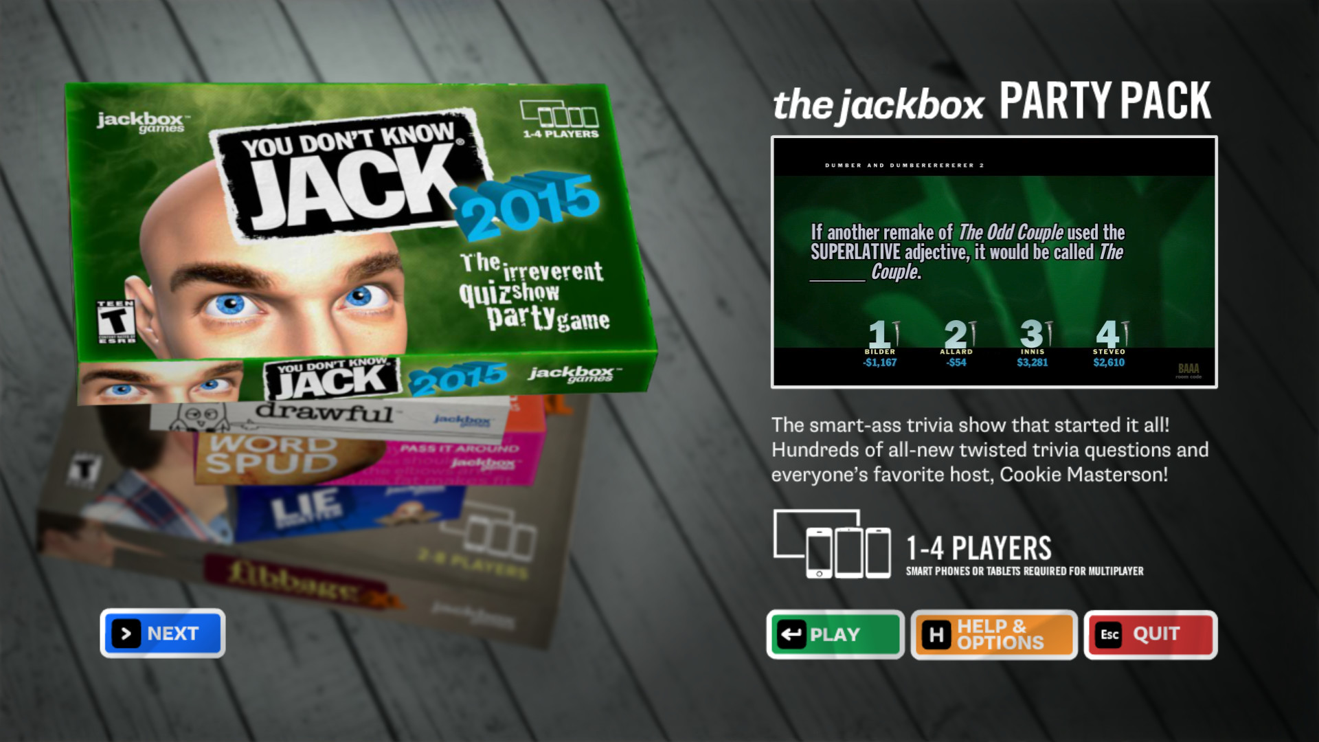 Ingyen tölthető a The Jackbox Party Pack az Epic Games Store-ról