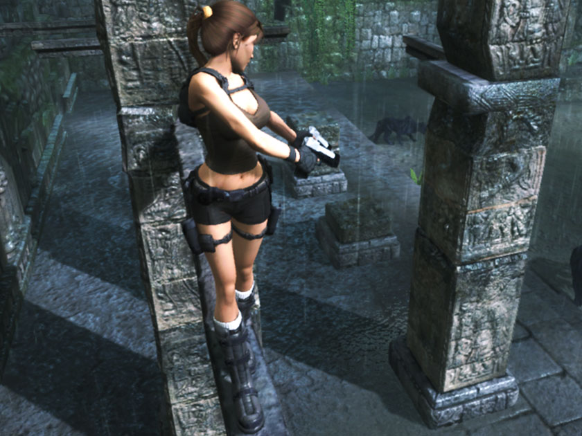 Tomb Raider: Underworld: Lara in action