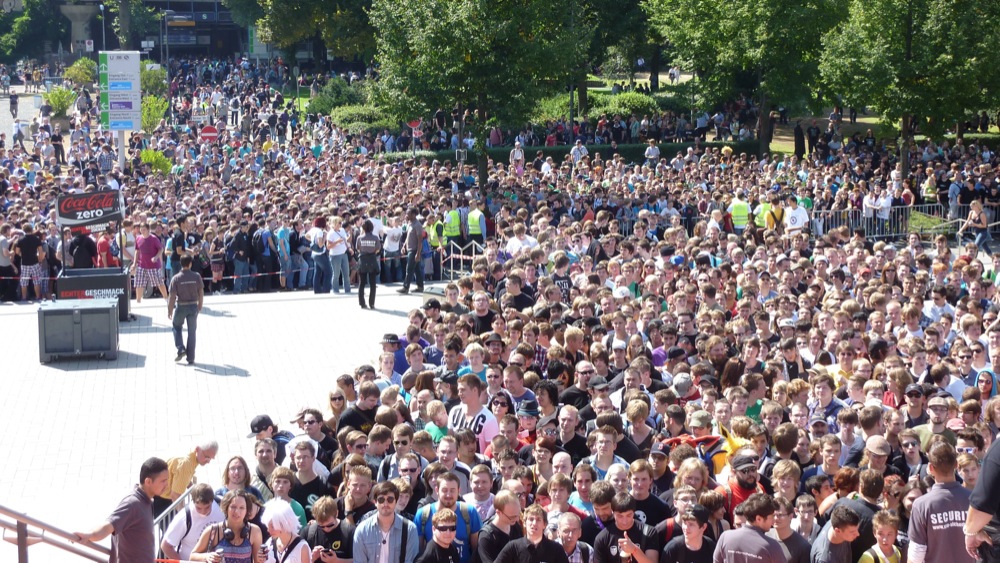 Túl sok volt a látogató a Gamescom-on