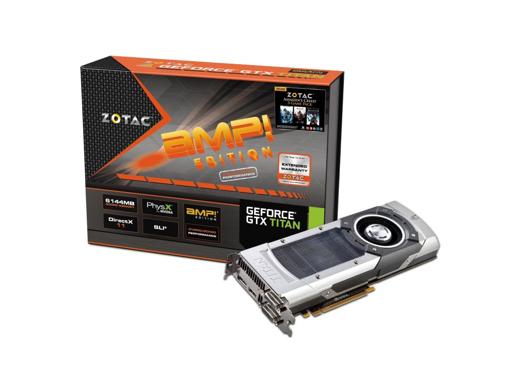Túlhajtott GTX Titan gyorsítóval jelentkezett a Zotac