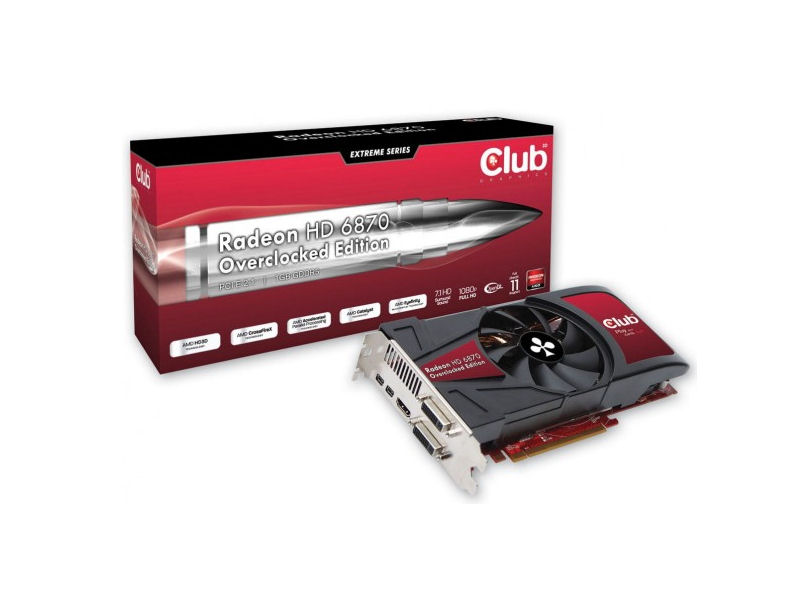 Túlhajtott Radeon HD 6870 a Club 3D kínálatában