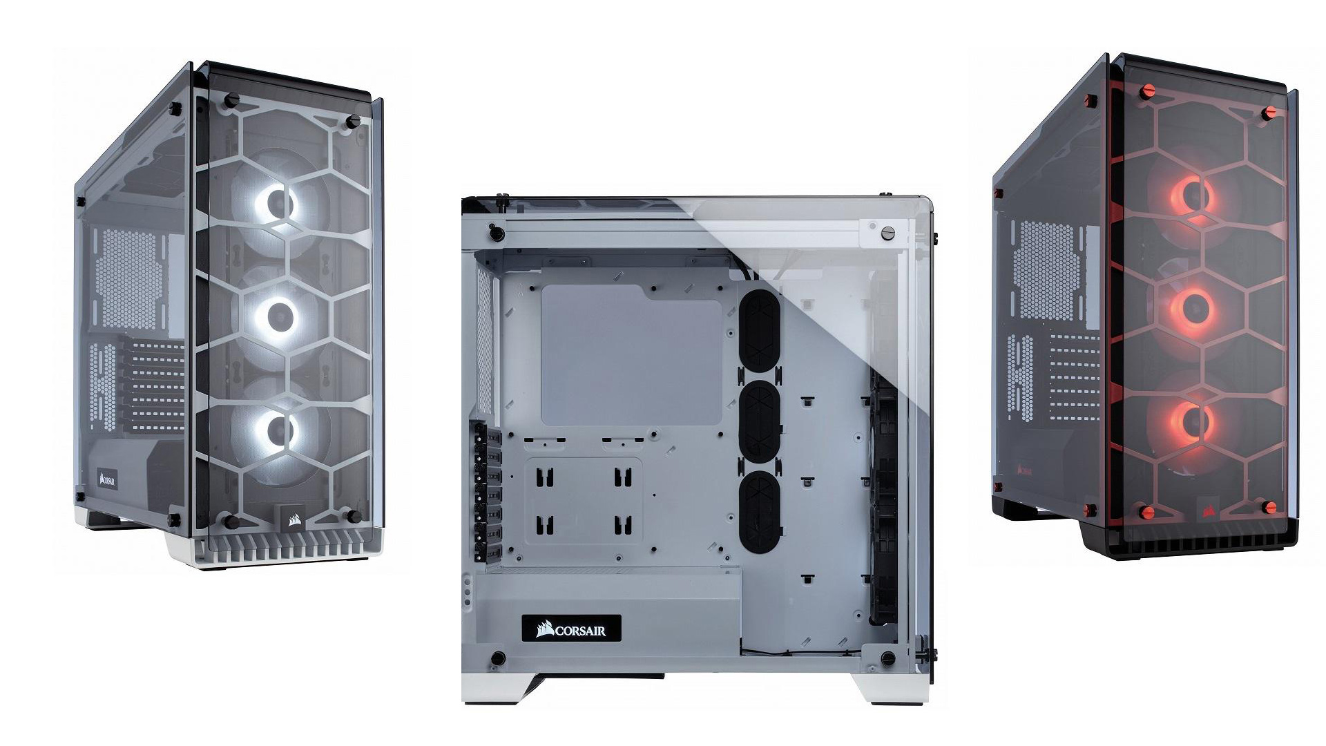 Új színeket kapott a Corsair átlátszó háza