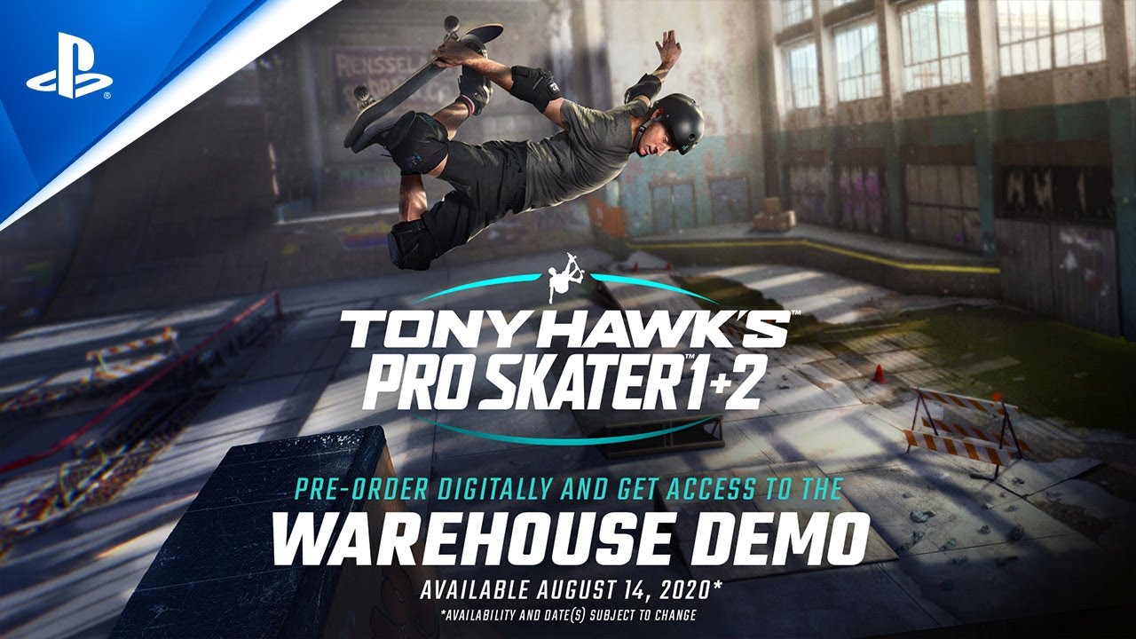 Új trailereken a Tony Hawk's Pro Skater 1+2 Remastered, demót is kapni fogunk
