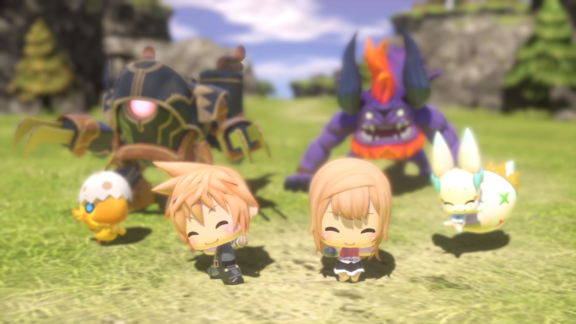Újabb cuki videókat kapott a World of Final Fantasy