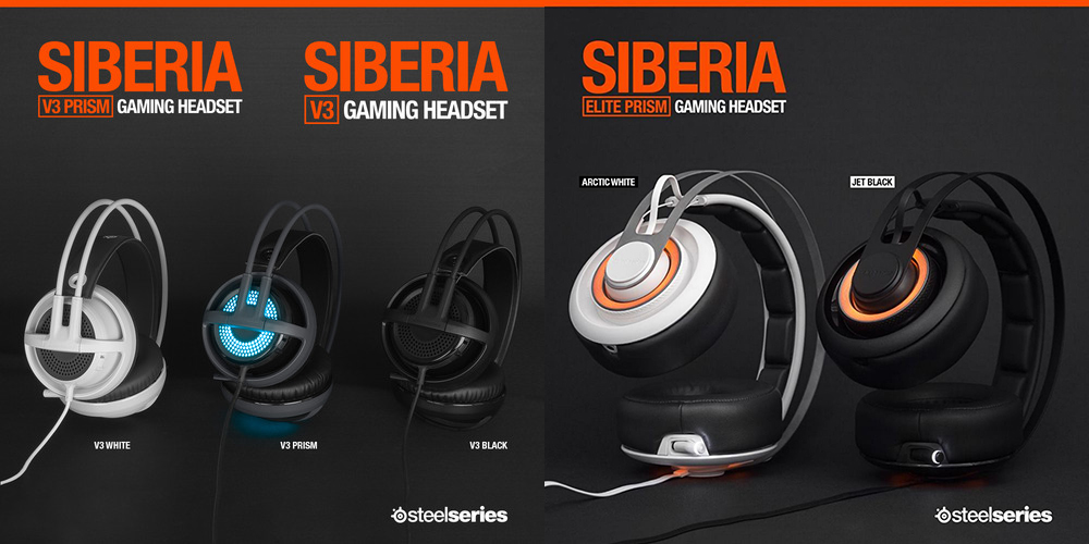 Újabb SteelSeries Siberia V3 verziók érkeznek