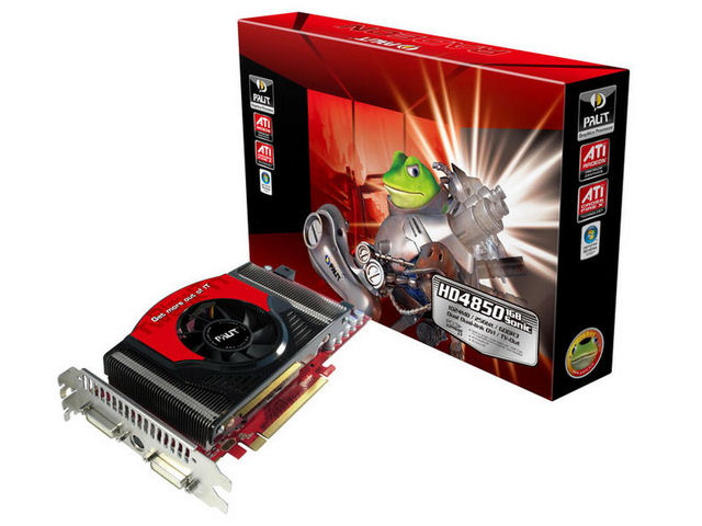 Új Palit Radeon HD 4850 GDDR5 memóriával