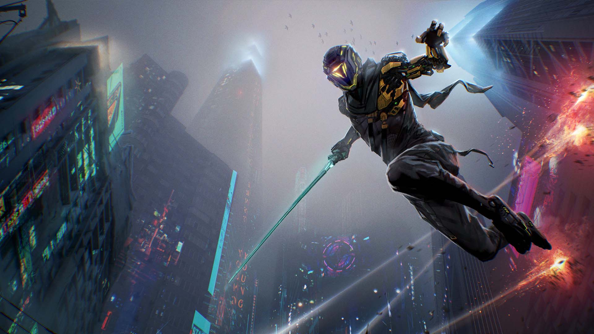 Vadiúj concept artokon keresztül csodálhatjuk meg a Ghostrunner 2 látványvilágát