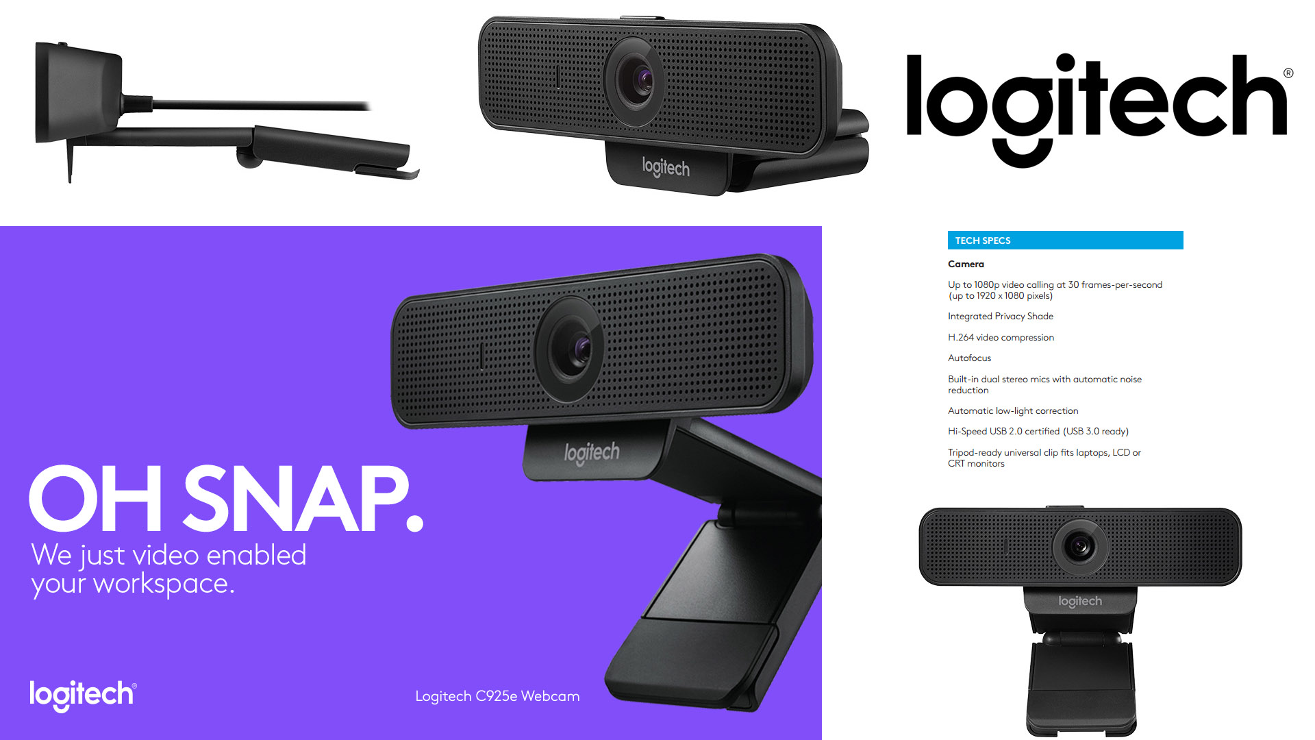 Vállalatok számára készült az új Logitech webkamera