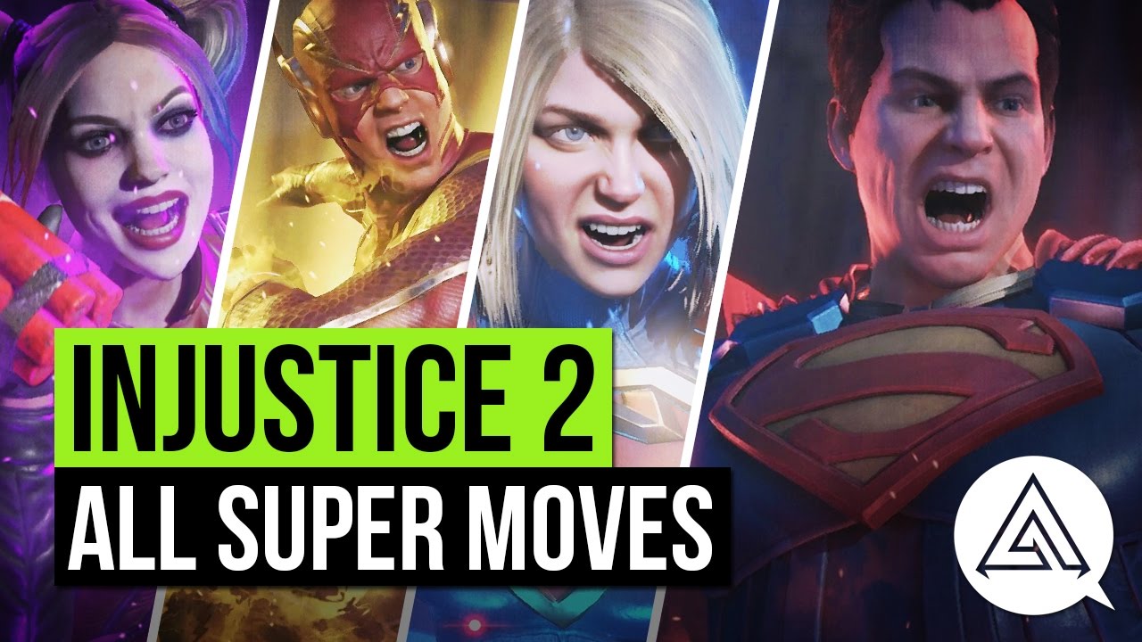 Videón az Injustice 2 összes karaktere és mozdulataik