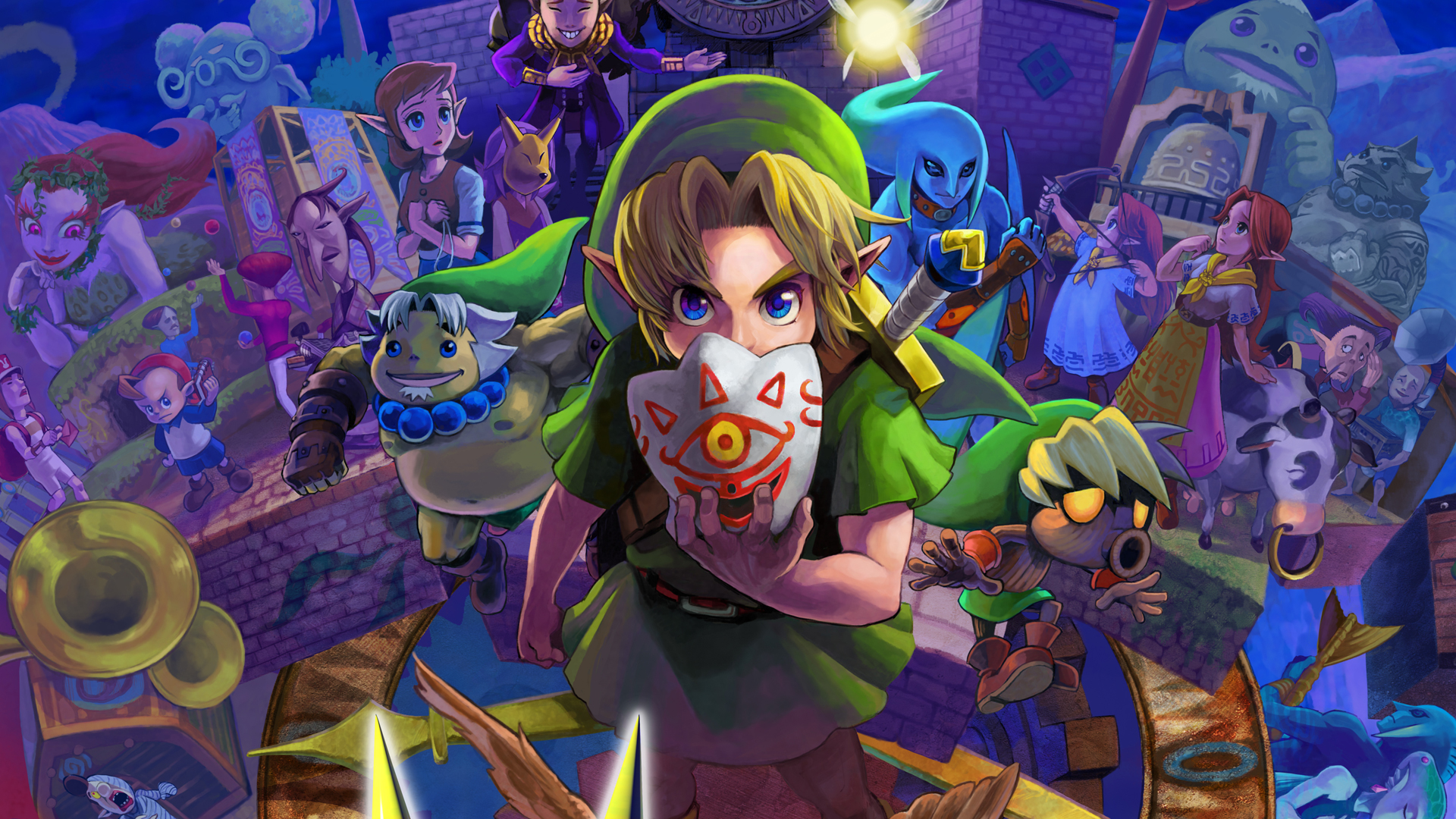 Videón hasonlíthatod össze a The Legend of Zelda: Majora's Mask régi és új változatát