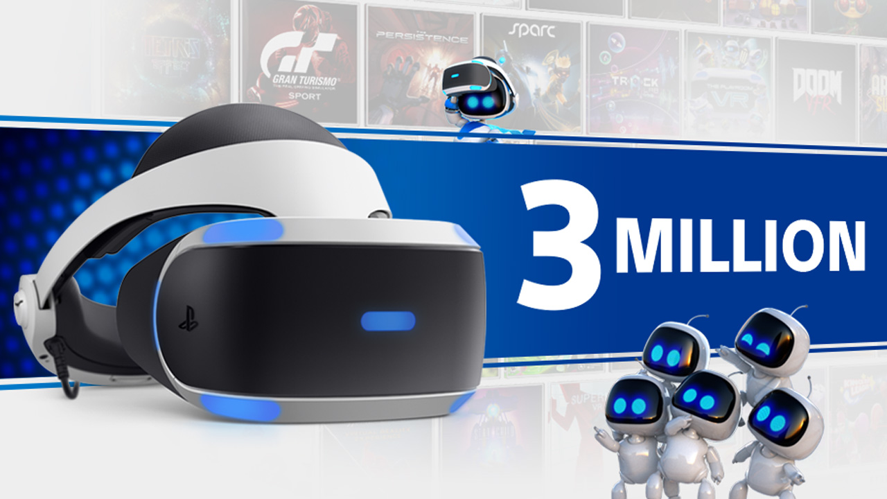 Világszerte már 3 millió PlayStation VR fogyott