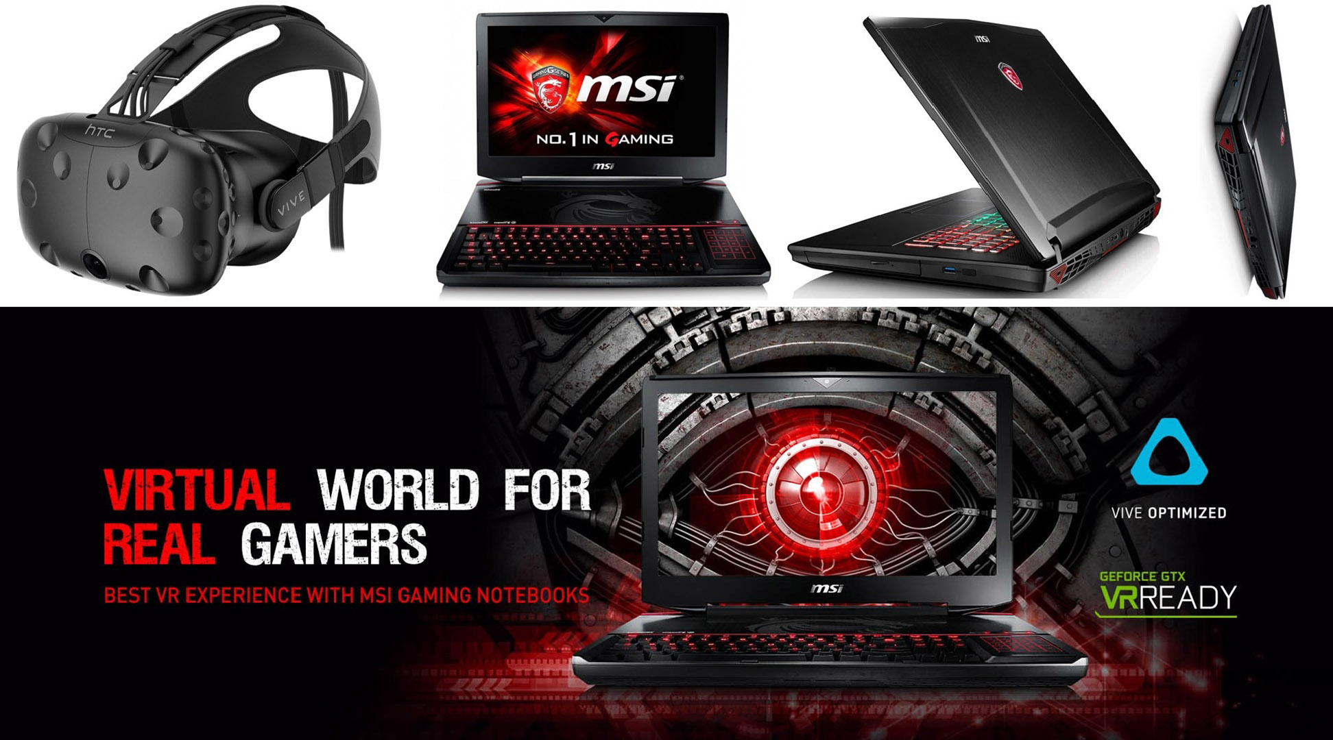 Vive-Ready minősítést kaptak az MSI laptopjai