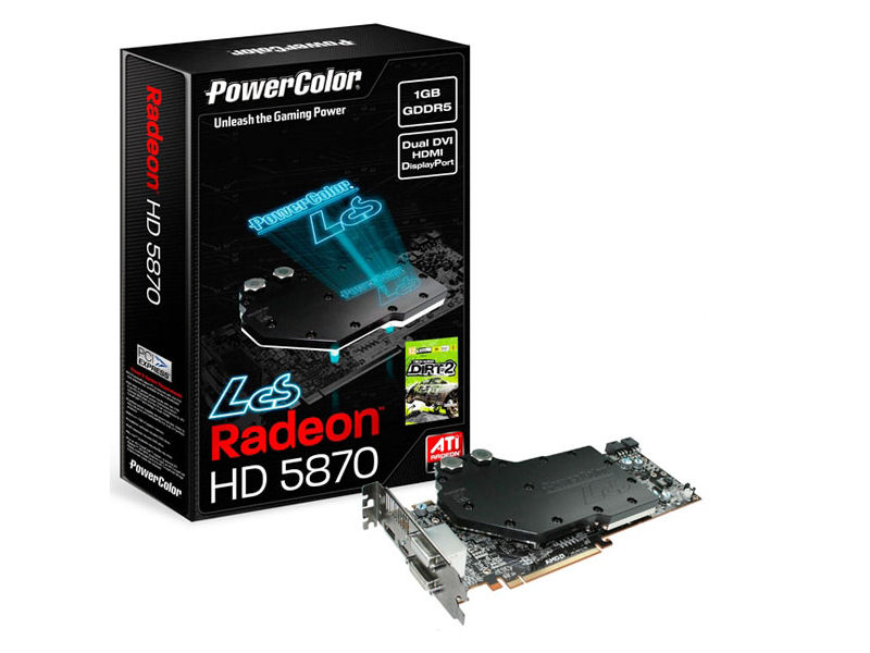 Vízhűtéses Radeon HD 5870 a PowerColor-tól
