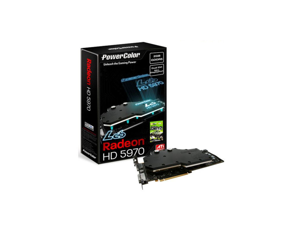 Vízhűtéses Radeon HD 5970 a PowerColor kínálatában