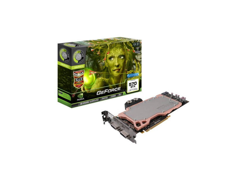 Vízhűtéssel szerelt GeForce GTX 570 a Point of View kínálatában